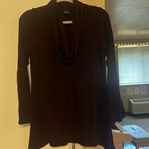 Alyx Women's Deep Maroon Cowl Neck Sweater